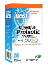 โพรไบโอติกส์สำหรับการย่อยอาหารพร้อม Howaru 30 แคปซูล DOCTOR'S BEST